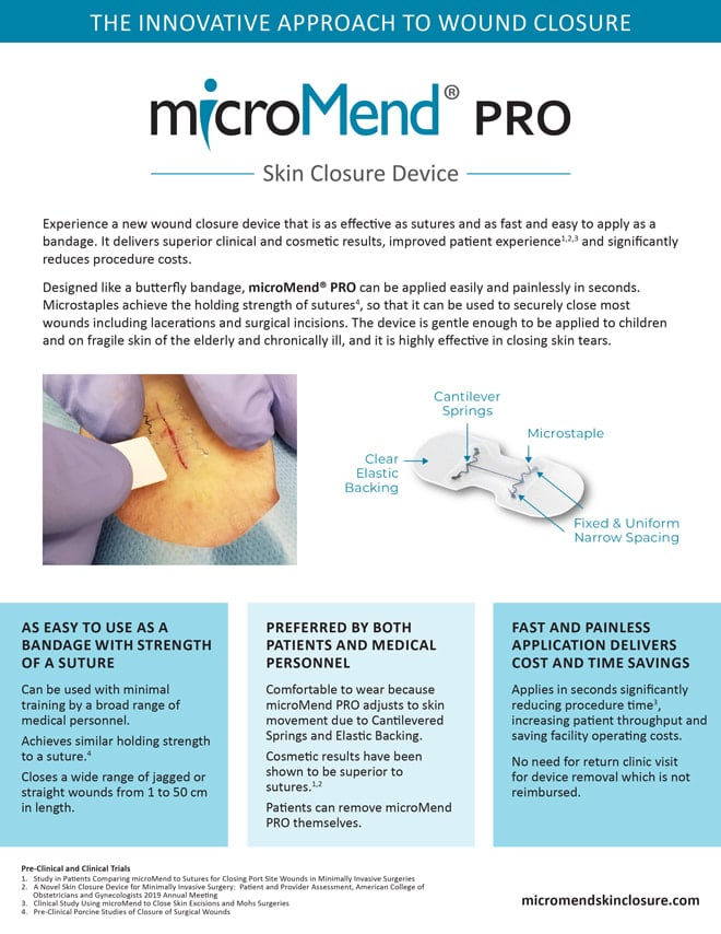 Wound care products brochure
